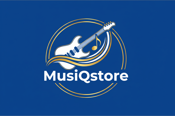 Logo MusiQstore fond bleu